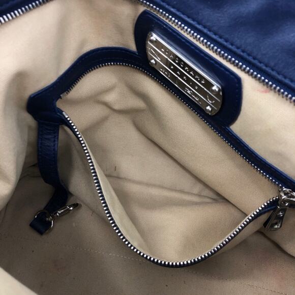 Longchamp Lm Cuir Lagoon Zipper Tote Shoulder Bag - Picture 7 of 13